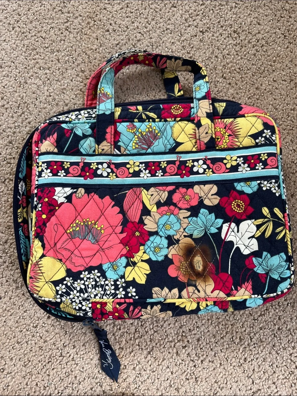 Vera Bradley Quilted Snail Bible Case Cover